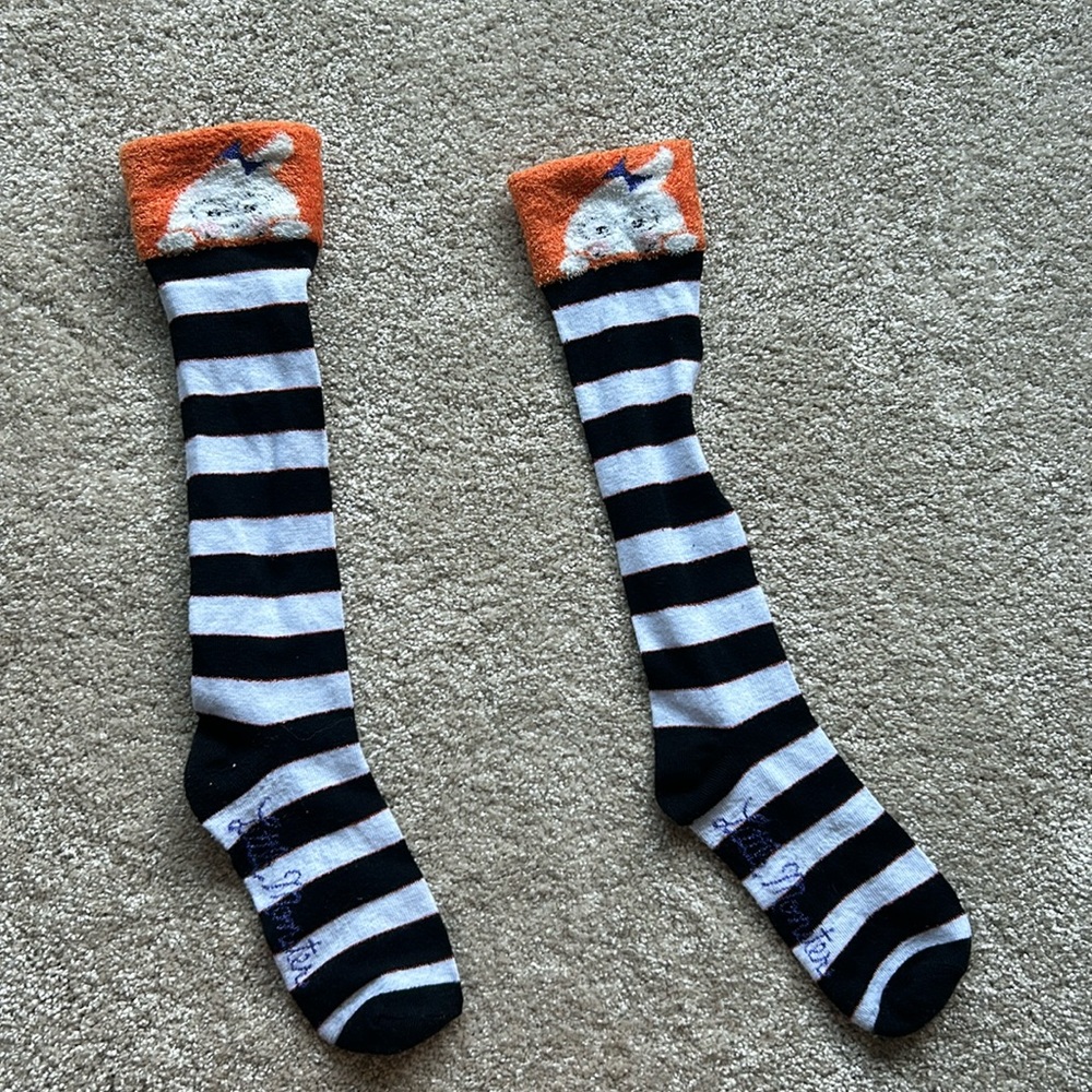 Halloween ghost socks